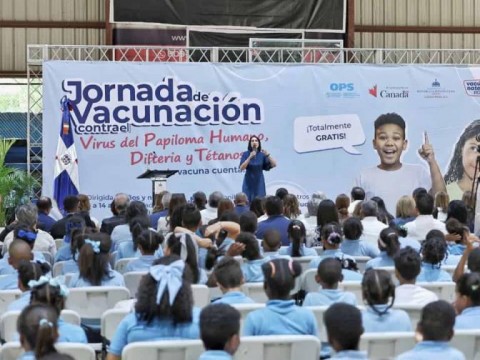 Jornada nacional de vacunación incluye por primera vez a los niños contra el VPH