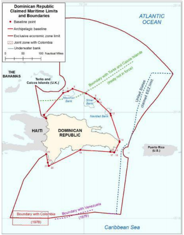 Mapa Rd Limites El Estado Archipielágico y el futuro de los dominicanos