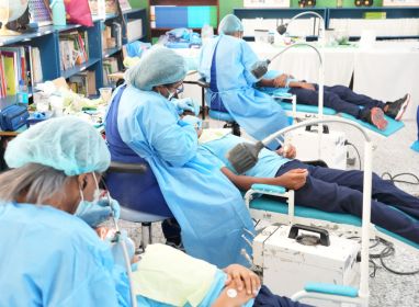 INABIE beneficia a más de 600 estudiantes de Dajabón con atenciones en jornada de salud integral