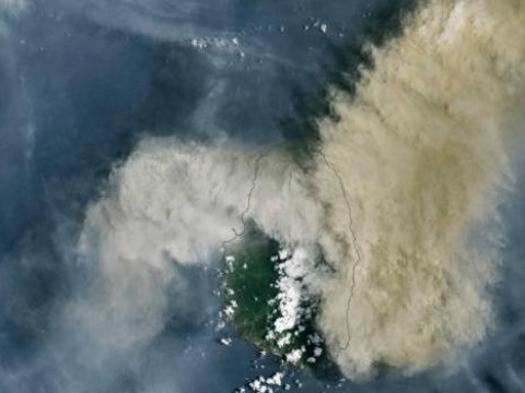 Erupci&oacute;n del volc&aacute;n La Soufriere no representa amenazas atmosferica para RD 