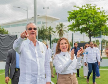 Presidente Abinader y alcaldesa Carolina Mej&iacute;a inauguran Malec&oacute;n Deportivo, nuevo punto de encuentro del deporte dominicano