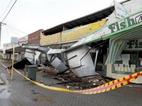 Una fuerte tormenta castiga la costa oeste de Australia