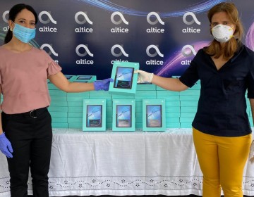 Altice dona 202 tabletas para pacientes afectados con COVID-19