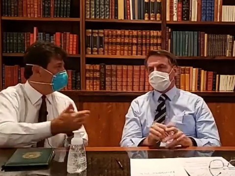 Presidente de Brasil Jair Bolsonaro da positivo al Coronavirus seg&uacute;n prensa Brasile&ntilde;a