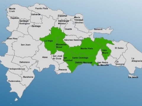 COE emite alerta verde para cinco provincias y el GSD