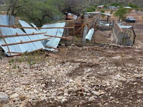 Ventarr&oacute;n provoca da&ntilde;os en la provincia Independencia