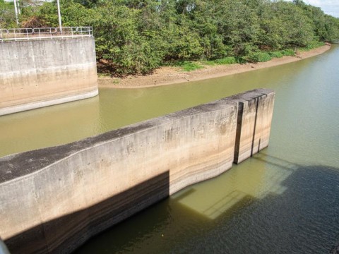 El Gran Santo Domingo recibe cada d&iacute;a menos agua debido a la sequ&iacute;a