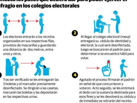 Conozca los pasos que deber&aacute; dar para votar el 5 de julio