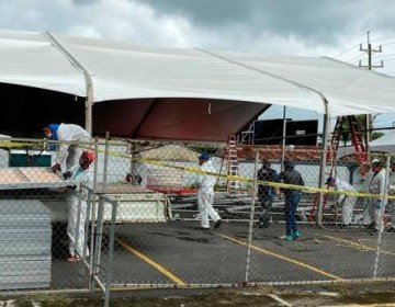 PRM inicia instalaci&oacute;n de Hospital temporal en La Vega 