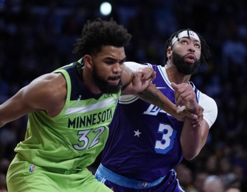 Karl Towns con 30 puntos abate a los moribundos Lakers de LeBron