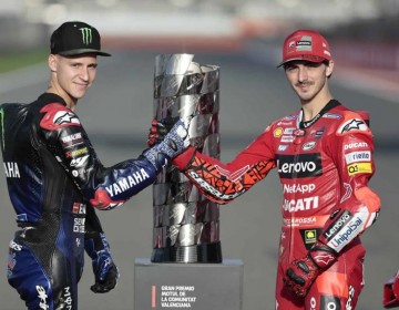 El t&iacute;tulo de MotoGP se decide en Valencia entre Bagnaia y Quartararo