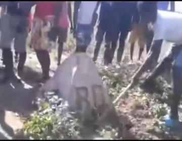Haitianos trataron de remover pir&aacute;mide que delimita la frontera