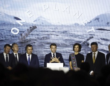 El presidente Macron advierte sobre derretimiento de glaciares