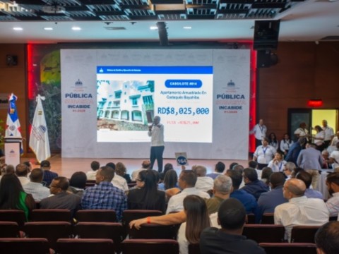  Incabide marca un hito con exitosa subasta p&uacute;blica y recaudaci&oacute;n superior a RD 500 millones