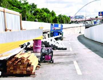 Trabajos de paso a desnivel de la 27 de Febrero marchan con lentitud