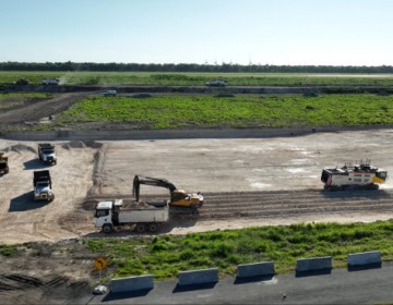  Trabajan en excavaci&oacute;n para construcci&oacute;n de la nueva terminal del Aeropuerto de Las Am&eacute;ricas