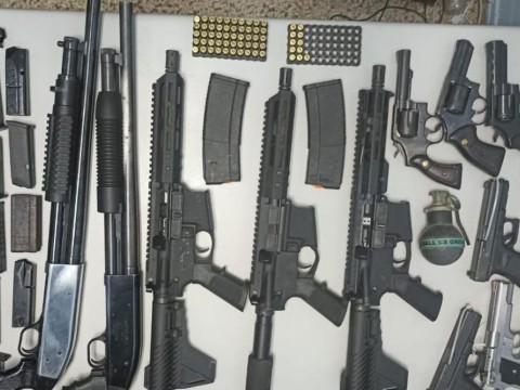 PN ocupa 30 armas, entre ellas 2 fusiles