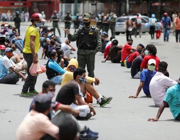 Venezuela enfrenta al coronavirus con la fuerza de sus agentes de seguridad
