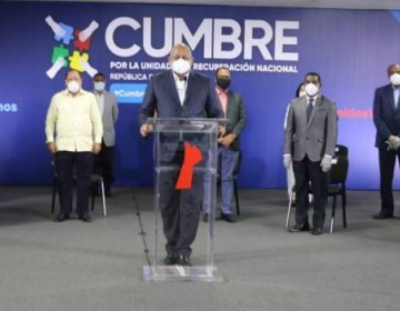 Luis Abinader abre cumbre para "la recuperaci&oacute;n nacional" que culminar&aacute; el 7 de junio