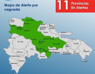 El COE mantiene la alerta verde por lluvias en once provincias