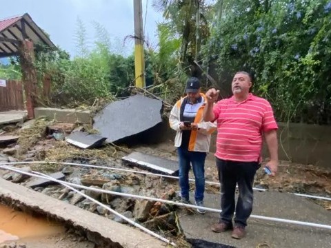 COE moviliza 301 personas por lluvias
