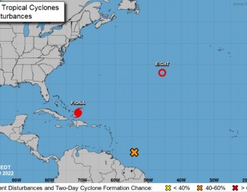Se forma depresi&oacute;n tropical 8 y Fiona sigue como hurac&aacute;n mayor