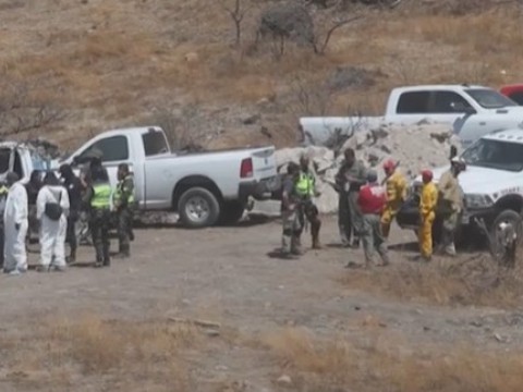 Hallan 45 bolsas con restos humanos en oeste de M&eacute;xico