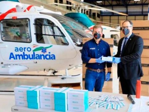 Gonzalo Castillo entreg&oacute; a Salud P&uacute;blica 24,800 kits de Pruebas R&aacute;pidas 