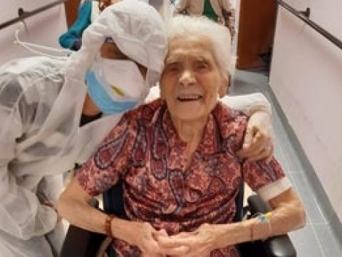 Italiana de 104 a&ntilde;os le gana la batalla al Coronavirus 