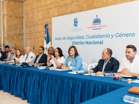 Alcald&iacute;a del DN, Interior y Polic&iacute;a y Fiscal&iacute;a contin&uacute;an con Mesa de Seguridad, Ciudadan&iacute;a y G&eacute;nero en la capital