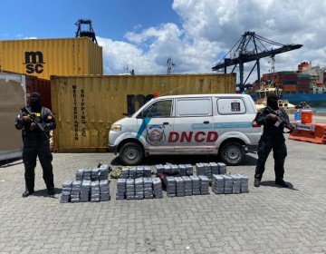 DNCD incauta 180 paquetes de coca&iacute;na en el puerto Punta Caucedo