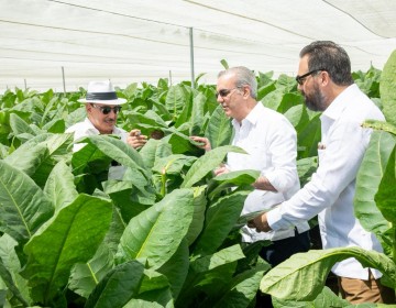 Presidente Abinader visita finca tabacalera &ldquo;La Milagrosa&rdquo; de Arturo Fuente en Monte Plata para replicar su moderna y avanzada tecnolog&iacute;a en otras partes del pa&iacute;s en la producci&oacute;n de capa