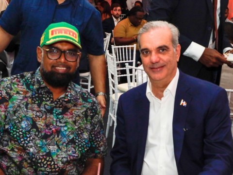 Presidente Abinader llega a Guyana para reunirse con su hom&oacute;logo Mohamed Irfaan Ali