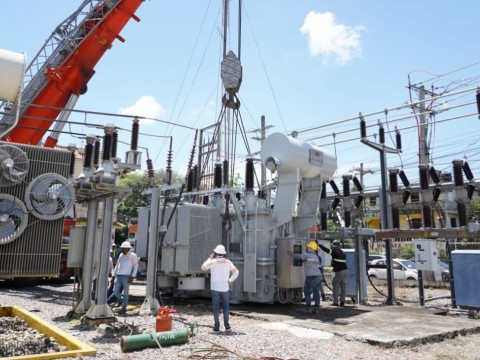 Gobierno pone en servicio nuevo transformador de potencia de 40 MVA en subestaci&oacute;n Madre Vieja, San Crist&oacute;bal