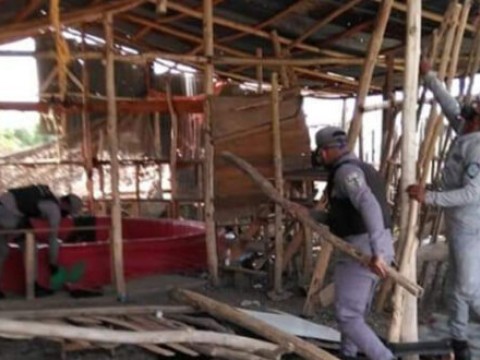 PN desmantela gallera en pleno jolgorio en San Francisco de Macor&iacute;s