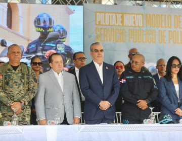 Gobierno pone en marcha nuevo modelo de patrullaje y servicio policial en el Gran Santo Domingo