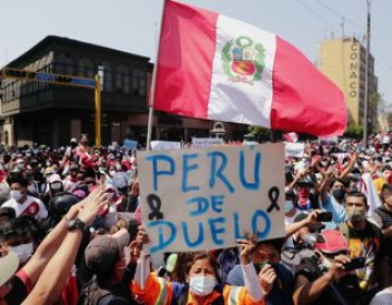 CIDH preocupada por muertes durante protestas por crisis pol&iacute;tica en Per&uacute;