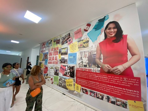 Pabell&oacute;n de Israel en Feria del Libro destaca labor de la Red de Donantes de Sangre de Fundaci&oacute;n LASO
