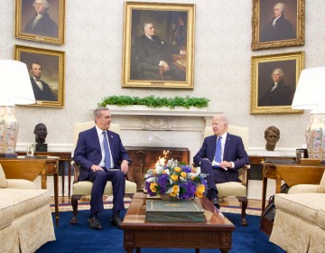 Inicia reuni&oacute;n de los presidentes Joe Biden y Luis Abinader
