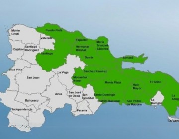 COE coloca 13 provincias en alerta por aguaceros que generar&aacute; una vaguada