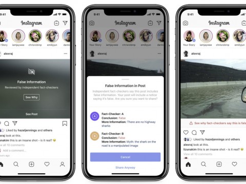 Instagram marca el contenido falso y te explica por qu&eacute;