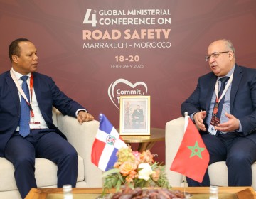 Morrison resalta en Marruecos compromiso de Abinader con la seguridad vial