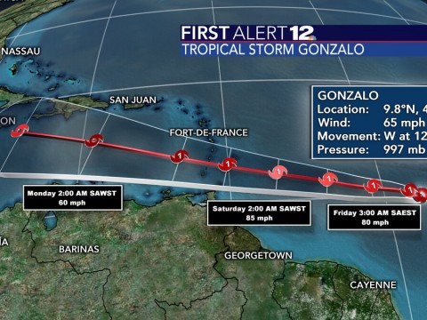 Onamet vigila la tormenta Gonzalo, se forma otra llamada Hanna