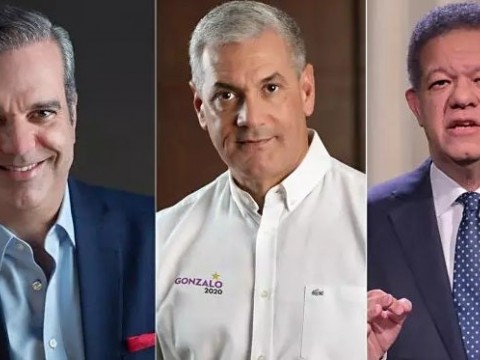 Encuesta: Abinader lleva delantera con 52% , Gonzalo 24% y Leonel 17% de cara a las elecciones de Mayo