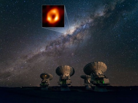 Imagen notable de un agujero negro supermasivo en el coraz&oacute;n de nuestra galaxia, la V&iacute;a L&aacute;ctea