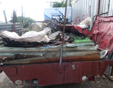 Metaleras ocupan 1,500 metros de la carretera S&aacute;nchez