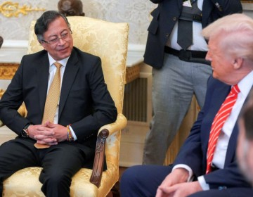 Gustavo Petro llega a la Casa Blanca para una reuni&oacute;n decisiva con Trump