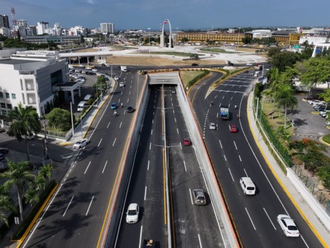 Nuevo t&uacute;nel de la Plaza de la Bandera mejora la movilidad en su primer d&iacute;a de operaci&oacute;n