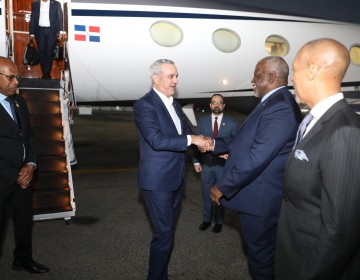 Presidente Abinader llega a Guyana donde hablar&aacute; en Conferencia Internacional sobre Energ&iacute;a
