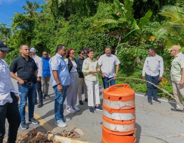 Raquel Pe&ntilde;a dispone asistencia r&aacute;pida e inmediata para los afectados por lluvias en Saman&aacute;